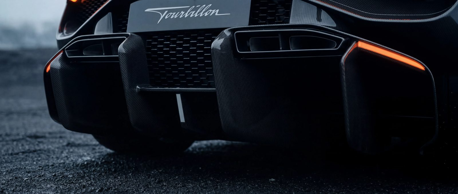 The Bugatti Tourbillon in a cinematic launch film frame